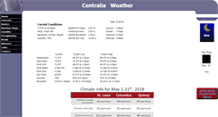 Desktop Screenshot of centraliaweather.com